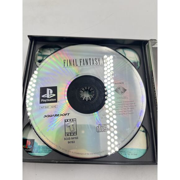 Final Fantasy VII 7 PS1 (PlayStation 1, 1997) CIB Complete Tested Working - Picture 8 of 12